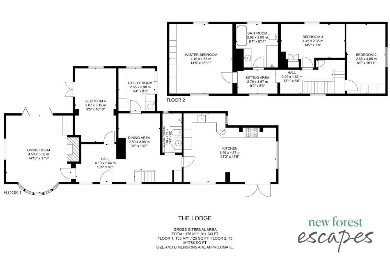 The Lodge New Milton Bagian luar foto